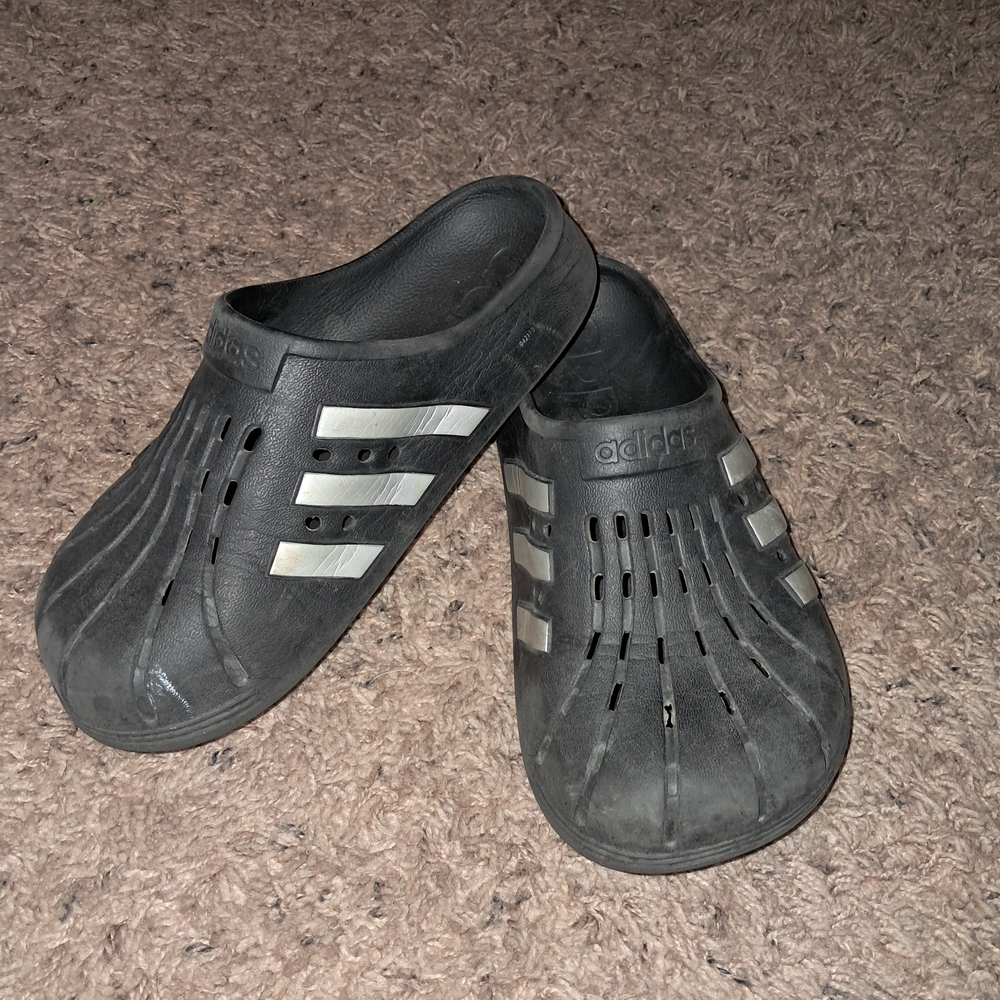 Adidas Black Slide Sandals